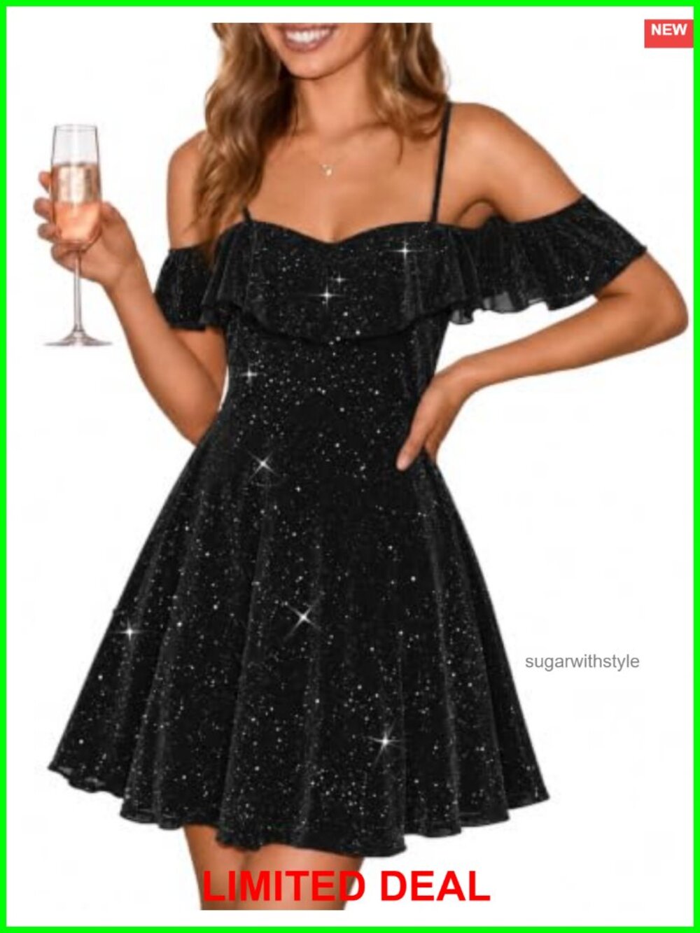 IHOT Sparkly Homecoming Short Cocktail Prom Party Dress